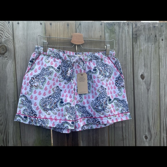 Printfresh Organic Cotton Tiger Queen Pajama Shorts - Picture 7 of 8